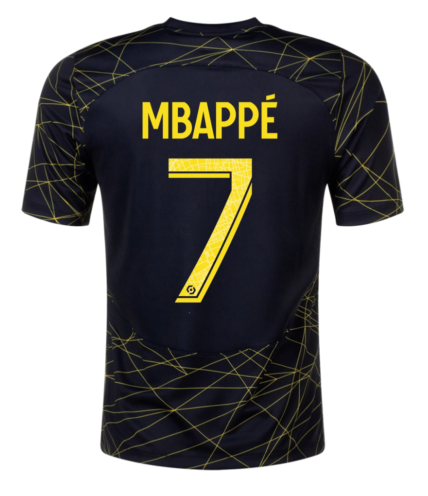 Kylian Mbappé PSG 22/23 Fourth Jersey JerseyMotion