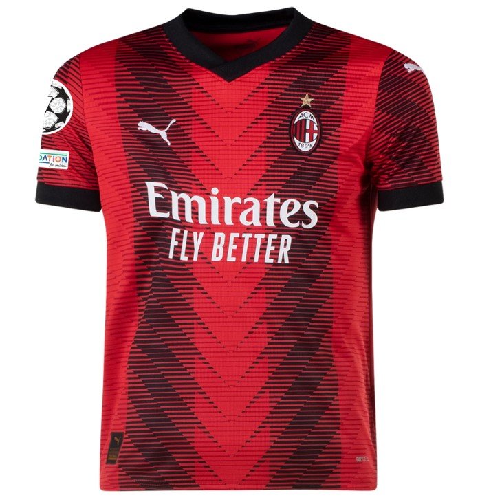 AC Milan 23/24 UCL Home Jersey - JerseyMotion