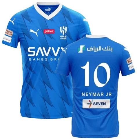 Neymar Jr Al Hilal SFC 23/24 Home Jersey - JerseyMotion