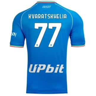 Kvaratskhelia SSC Napoli 23/24 Home Match Jersey