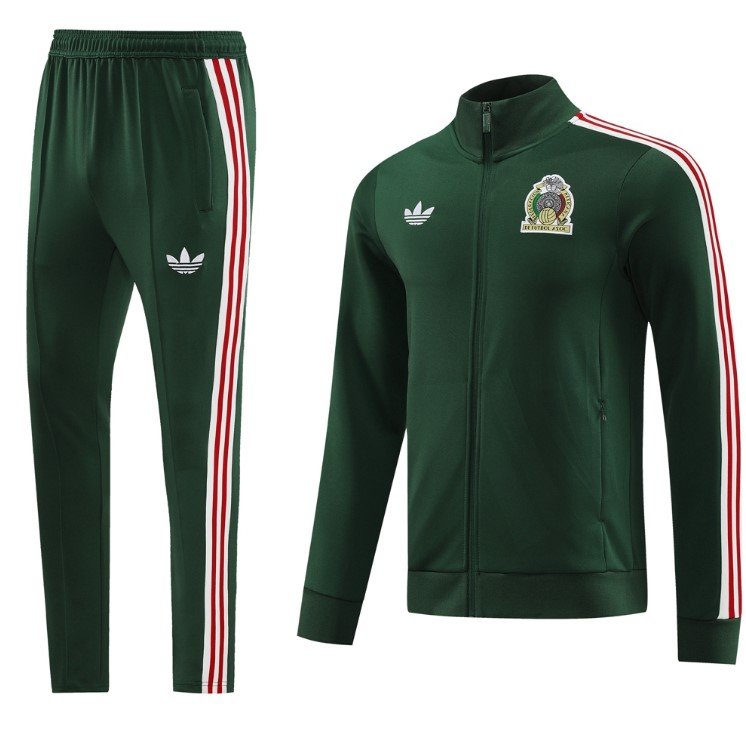 Mexico 24/25 Green Tracksuit - JerseyMotion