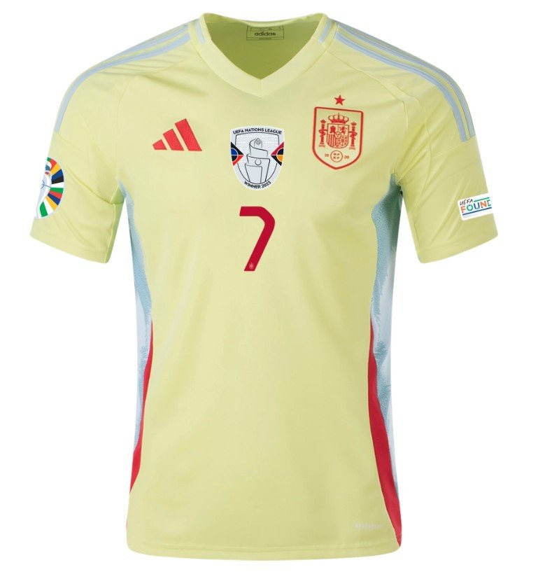 Morata Spain25 Away Jersey