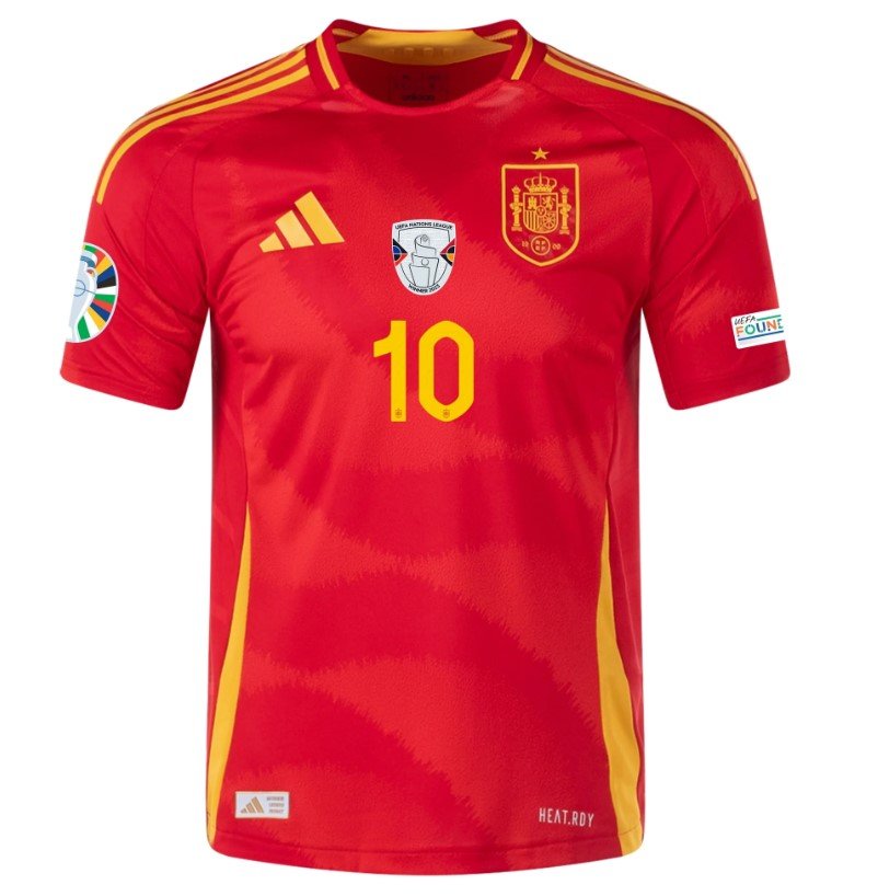 Dani Olmo Spain 25 Authentic Home Jersey