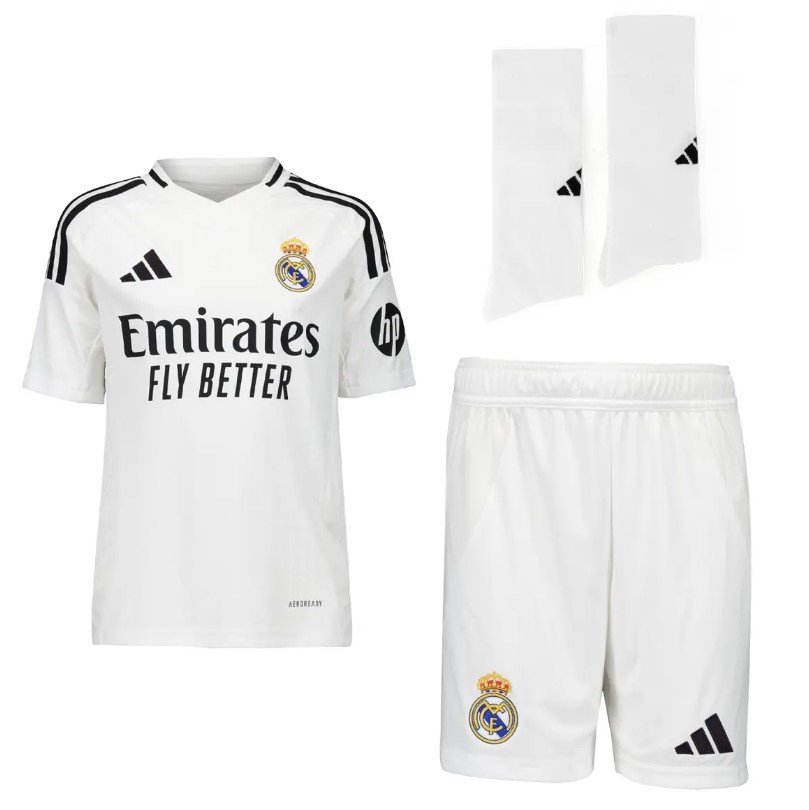 Real Madrid 24/25 Home Kids Kit - JerseyMotion