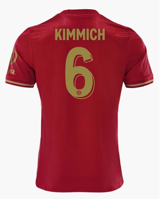 Kimmich Bayern Munich 125th Anniversary Jersey