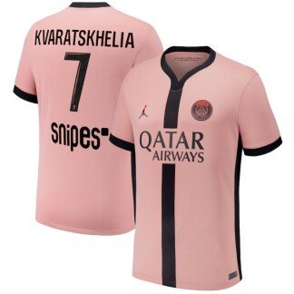 Kvaratskhelia PSG 24/25 Third Jersey