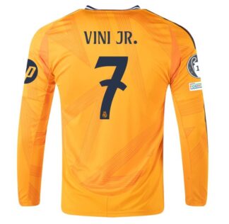 Vini Jr. Real Madrid 24/25 UCL Away Long Sleeve Jersey