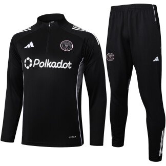 Inter Miami 2025 Half Zip Training Kit - Black Edition