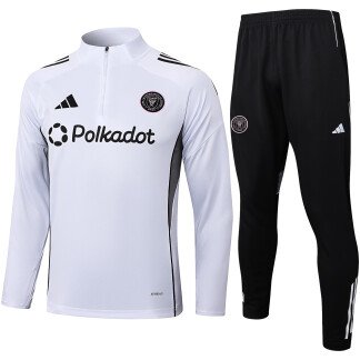 Inter Miami 2025 Half Zip Training Kit - White Edition