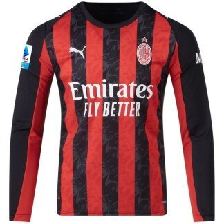 Rafa Leão AC Milan 25/26 Home Long Sleeve Jersey