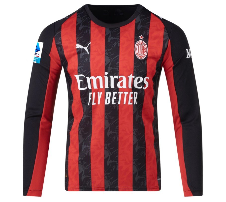 AC Milan 2526 Home Long Sleeve Jersey