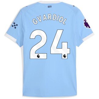 Gvardiol Manchester City 25/26 Authentic Home Jersey