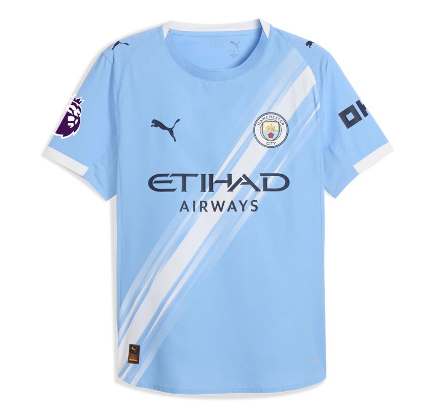 Manchester City 26 Authentic Home Jersey