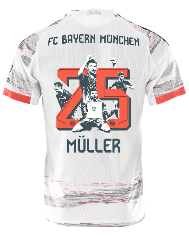 Müller Bayern Munich 25/26 Special Edition Authentic Away Jersey