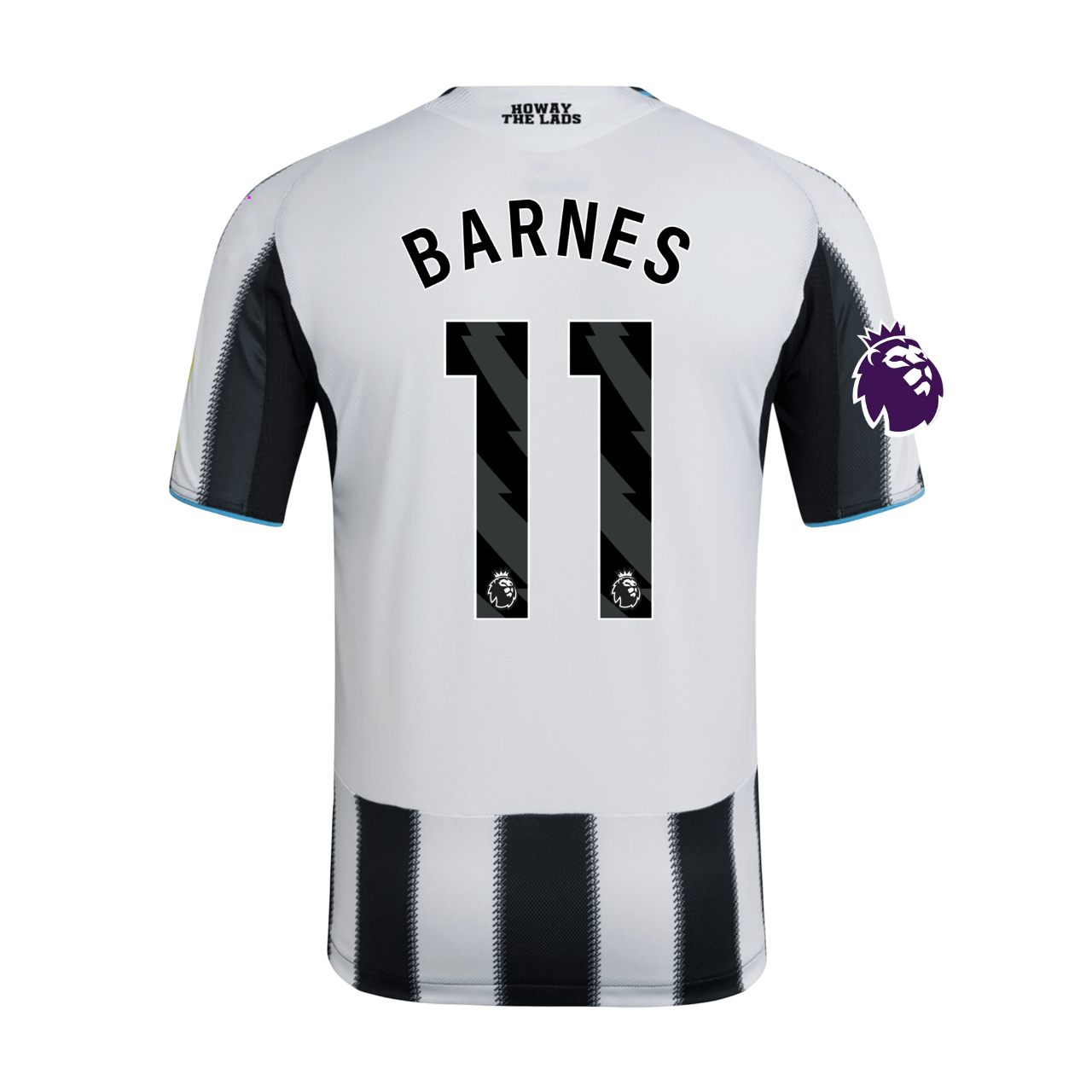 Barnes Newcastle United 2526 Authentic Home Jersey-