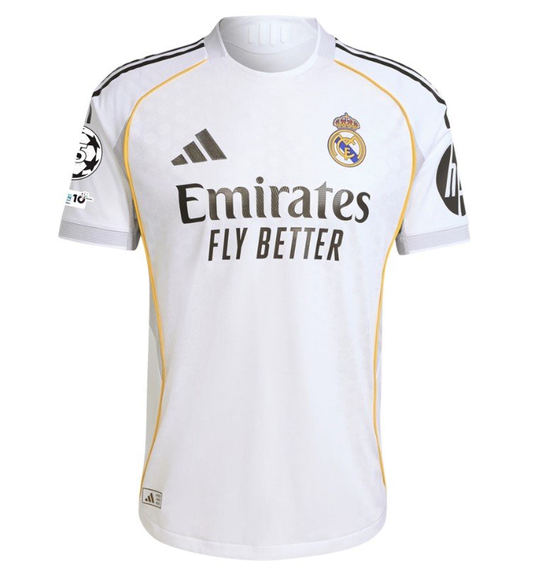 Real Madrid 2526 UCL Authentic Home Jersey