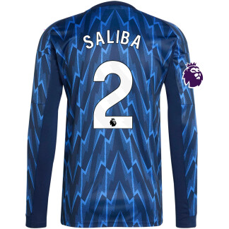 Saliba Arsenal 25/26 Away Long Sleeve Jersey