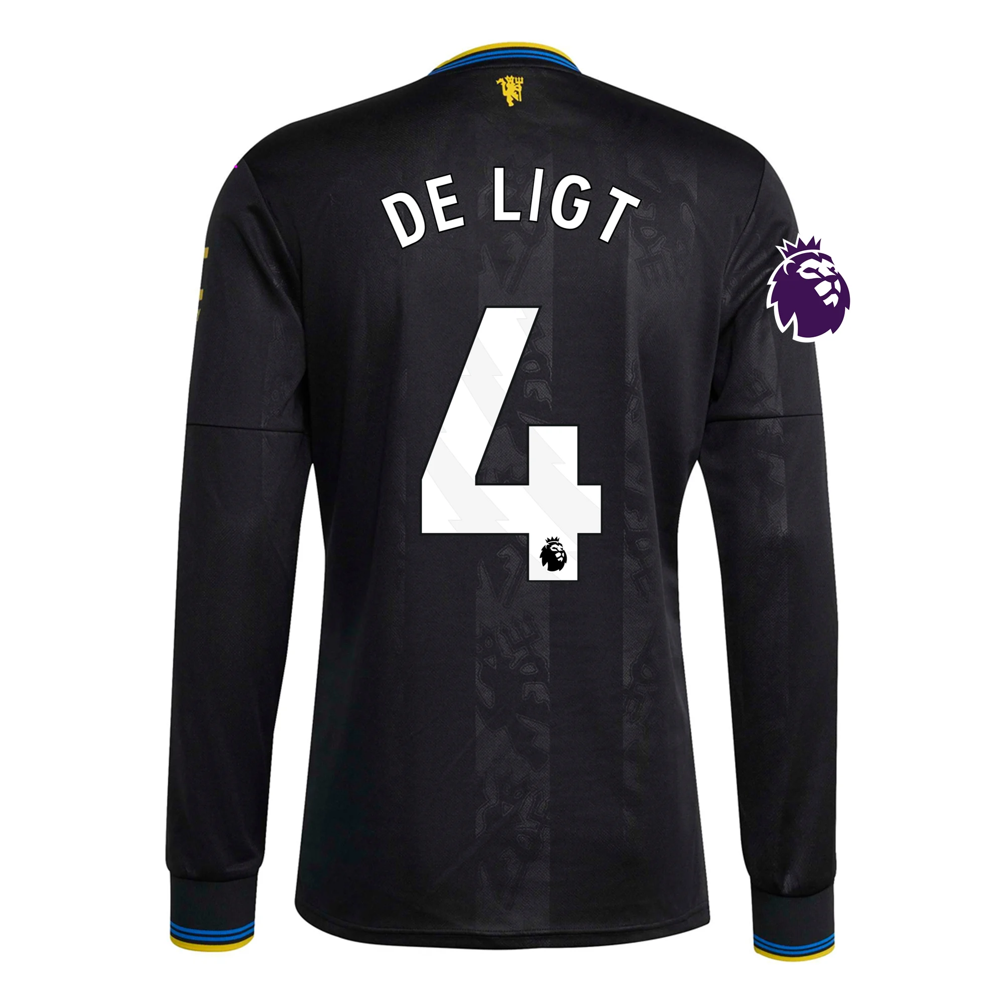 De Ligt Manchester United 2526 Third Long Sleeve Jersey