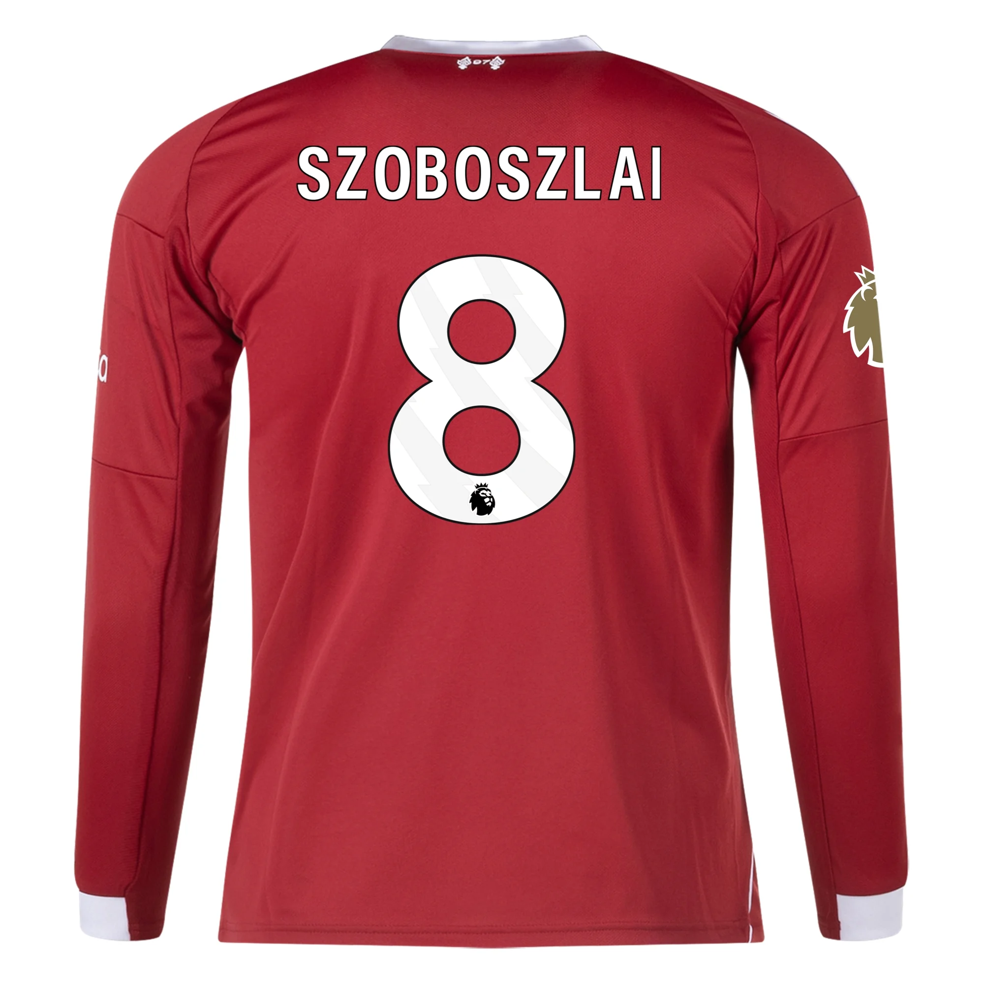 Szoboszlai Liverpool 25/26 Home Long Sleeve Jersey - JerseyMotion -