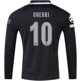 Cherki Manchester City 25/26 UCL Away Long Sleeve Jersey