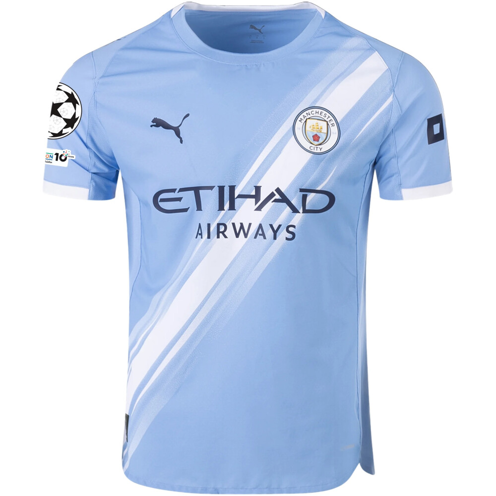 Haaland Manchester City 25/26 UCL Authentic Home Jersey