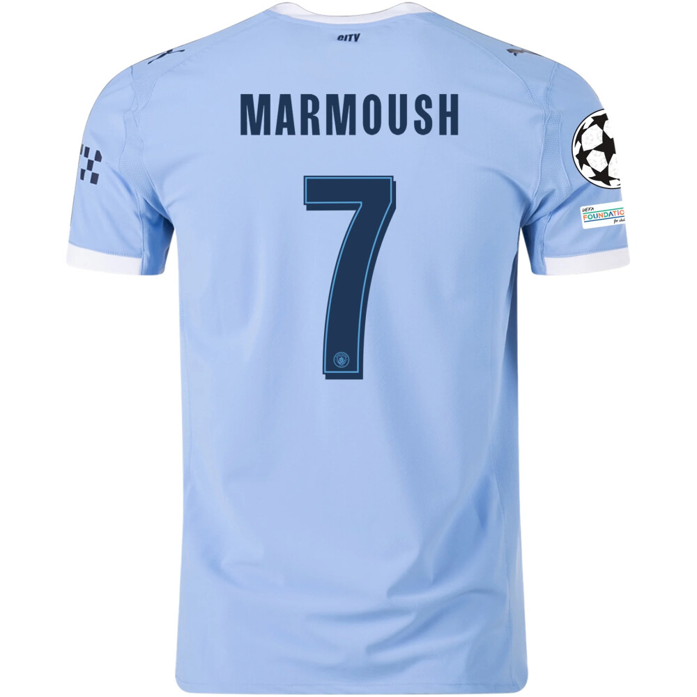 Haaland Manchester City 25/26 UCL Authentic Home Jersey