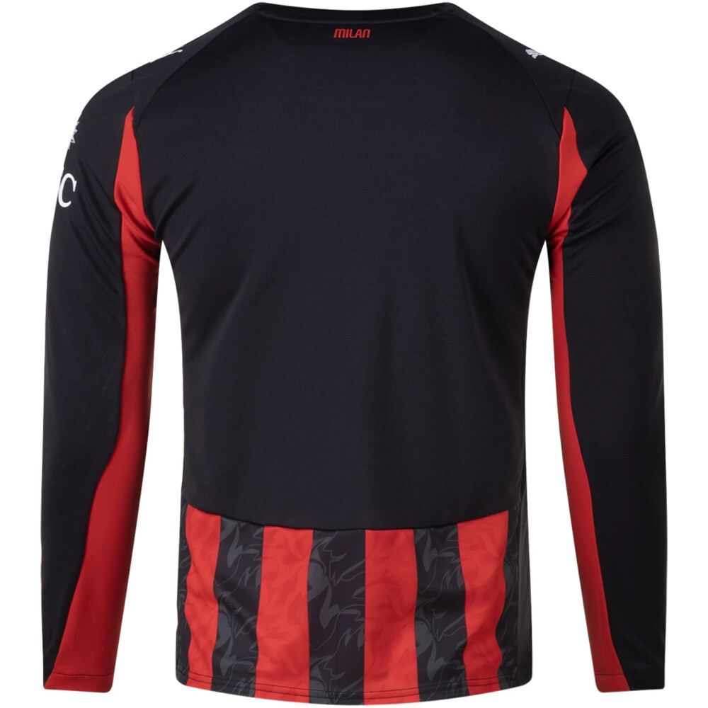 Rafa Leão AC Milan 25/26 Home Long Sleeve Jersey - JerseyMotion -