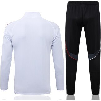 Ajax 25/26 Full-Zip White Tracksuit (Kids Sizing)