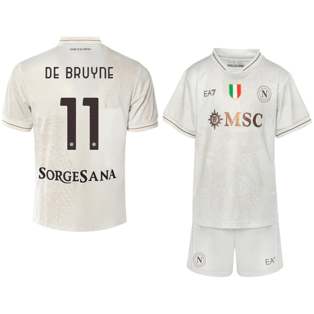 Lukaku SSC Napoli 25/26 Away Kids Kit - JerseyMotion -