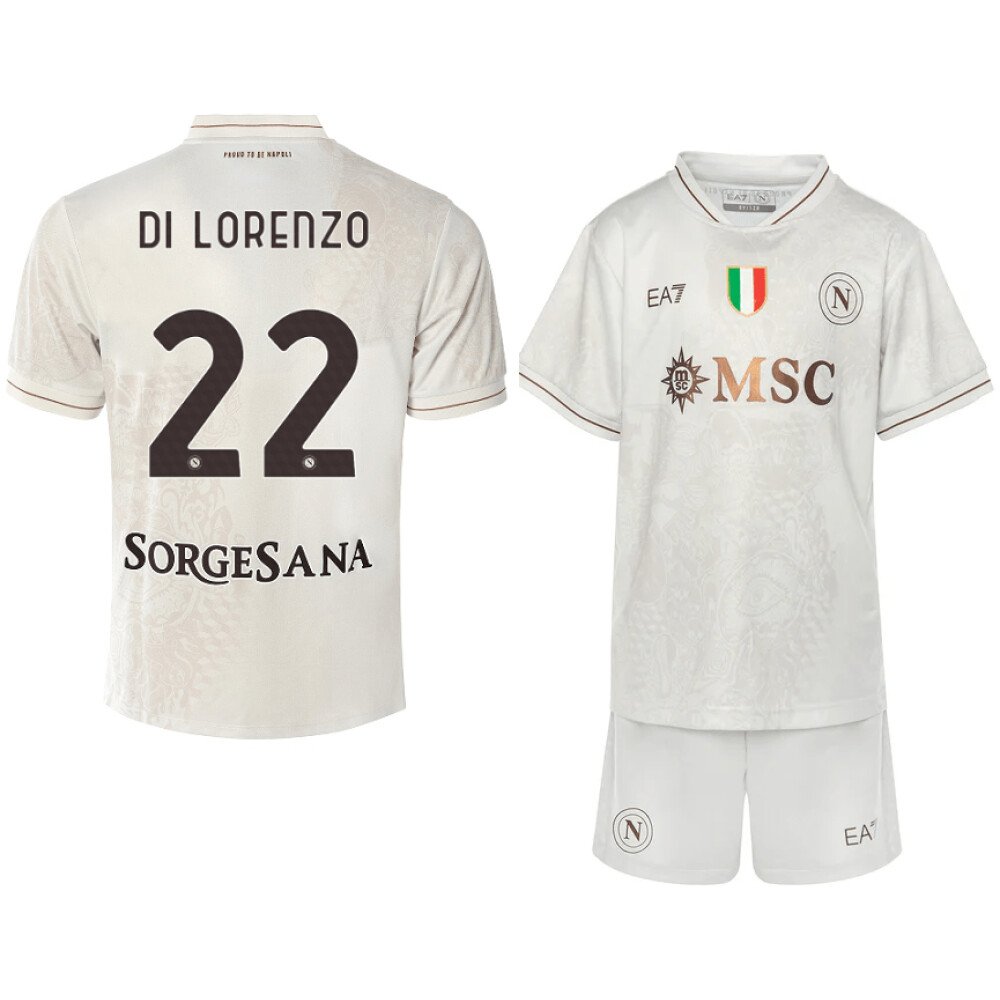 Buongiorno SSC Napoli 25/26 Away Kids Kit - JerseyMotion -