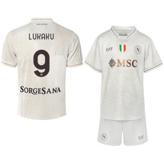 Lukaku SSC Napoli 25/26 Away Kids Kit
