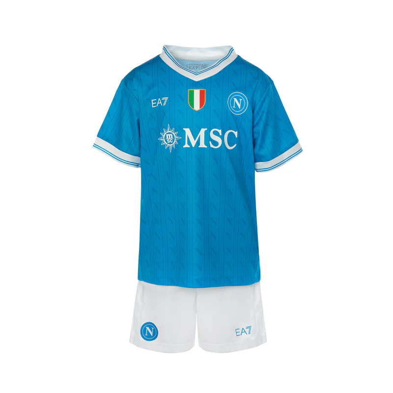 De Bruyne SSC Napoli 25/26 Home Kids Kit - JerseyMotion -