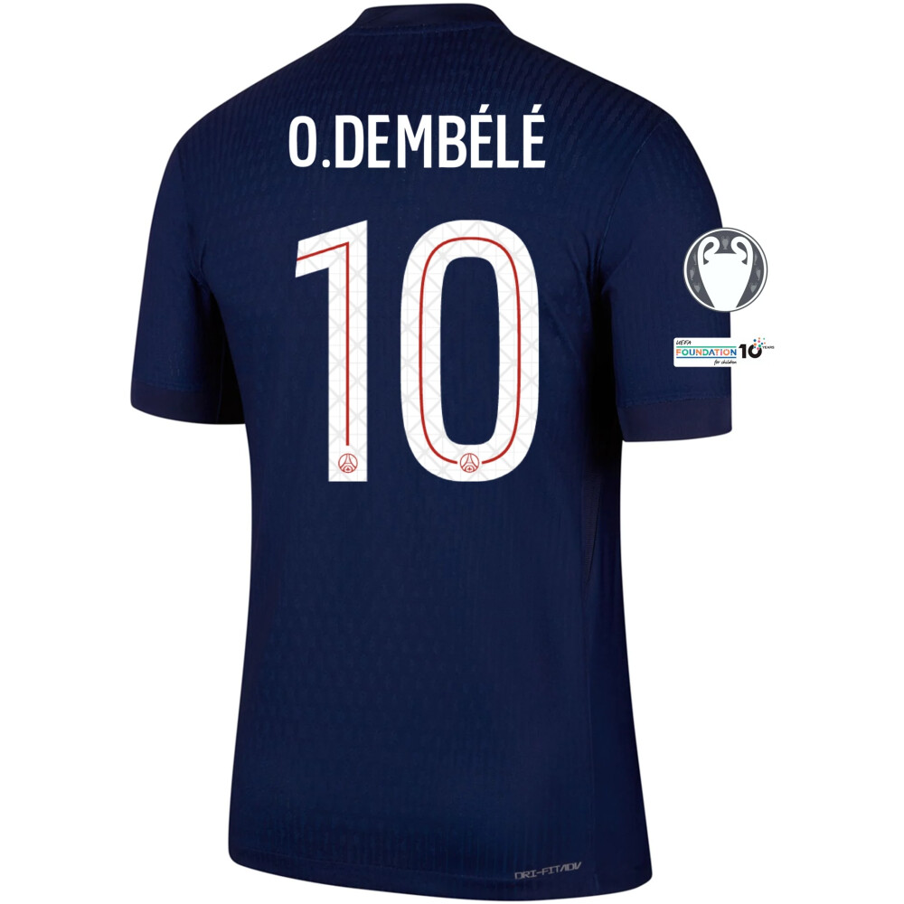 KIT FLOCAGE MBÉLÉ #10 PSG Maillot Away 25-26 Ligue des champions UCL + Patch EUR 29,90 - FR