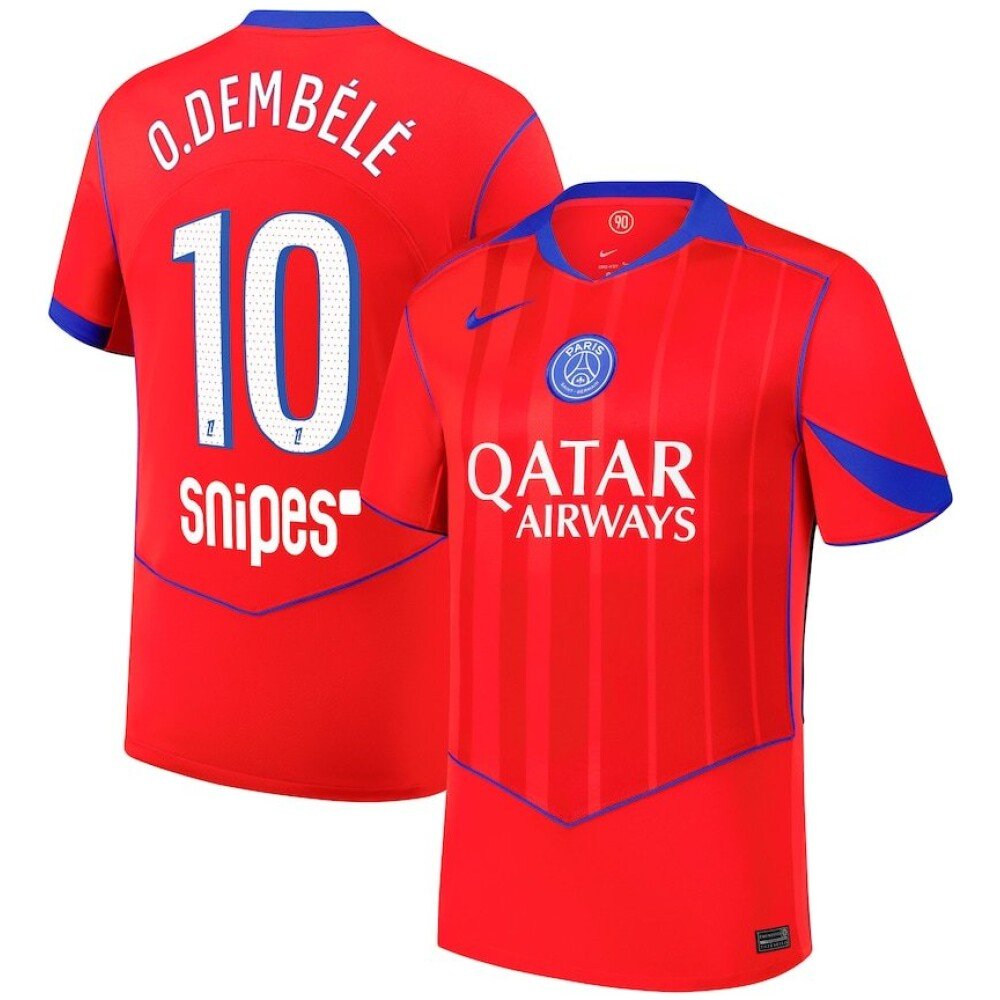 Maillot Domicile PSG 2025/26 – Ousmane Dembélé, Taille XL, Homme (Neuf, Adidas)