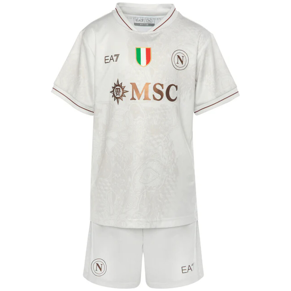 Buongiorno SSC Napoli 25/26 Away Kids Kit - JerseyMotion -