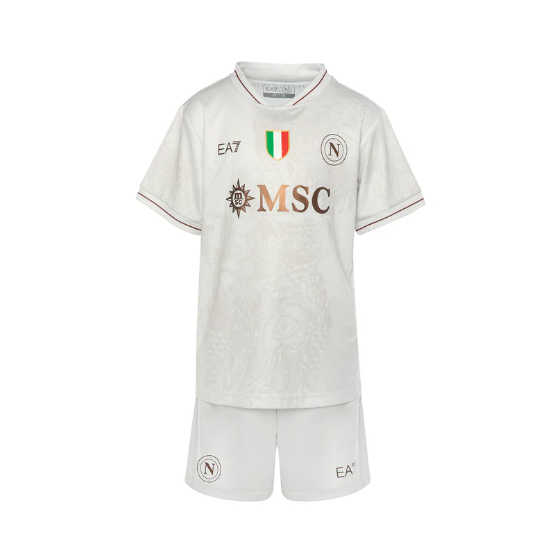 Lukaku SSC Napoli 25/26 Away Kids Kit - JerseyMotion -