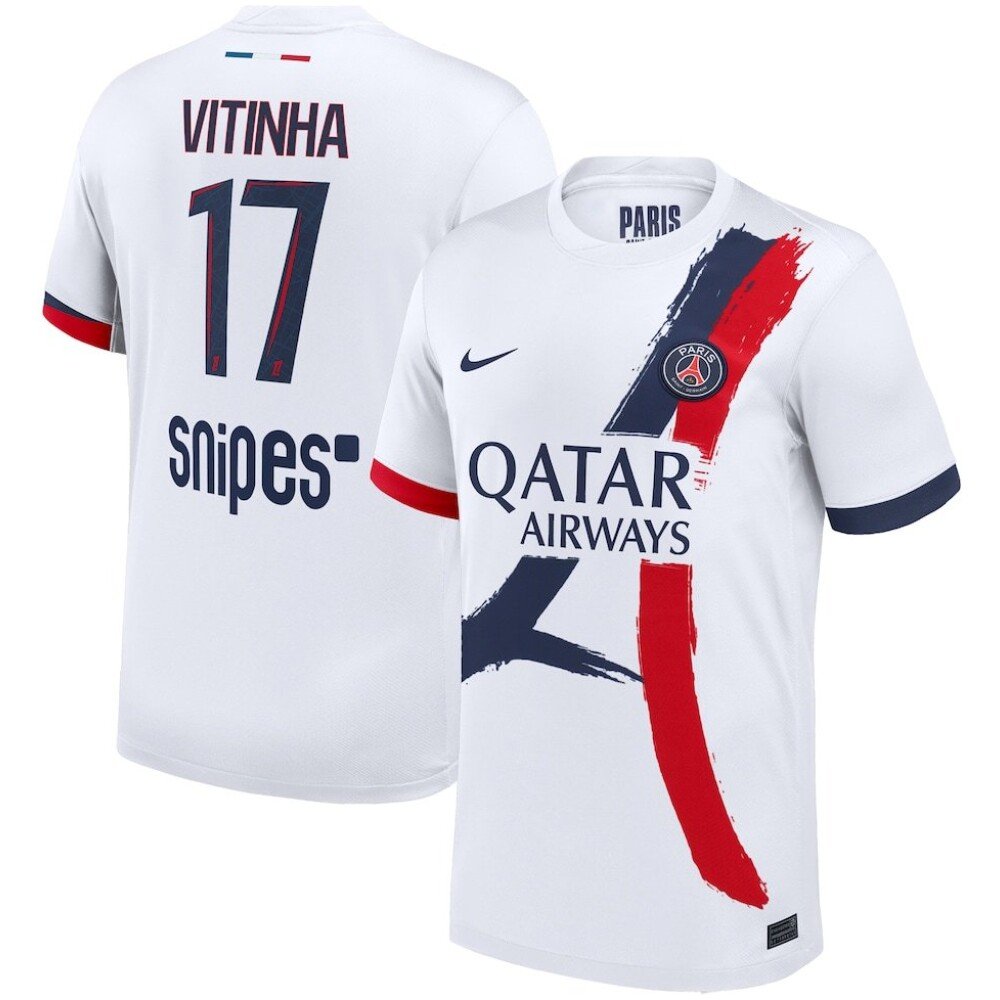 Flocage Officiel - Paris Saint-Germain, Vitinha, 2024/2025, Away + Sni – Footpress