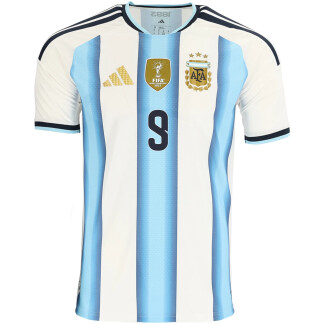 J. Alvarez Argentina 26/27 Authentic Home Jersey