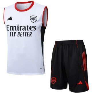 Arsenal 25/26 White Sleeveless Training Kit