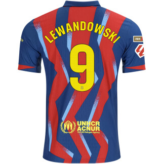 Lewandowski Barcelona 25/26 Authentic Fourth Jersey