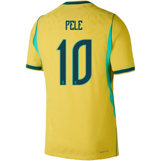 Pele Brazil 26/27 Authentic Home Jersey