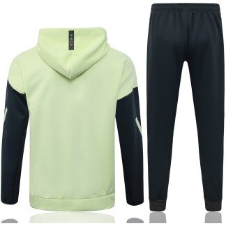Real Madrid 25/26 Light Green Hooded Tracksuit