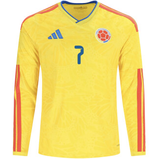 Luis Díaz Colombia 26/27 Long Sleeve Home Jersey