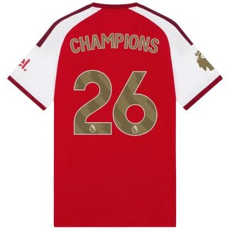 Arsenal 26/27 Premier League Champions Authentic Home Jersey