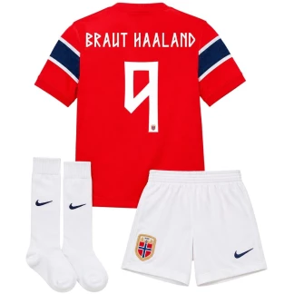 Haaland Norway 26/27 Home Kids Kit